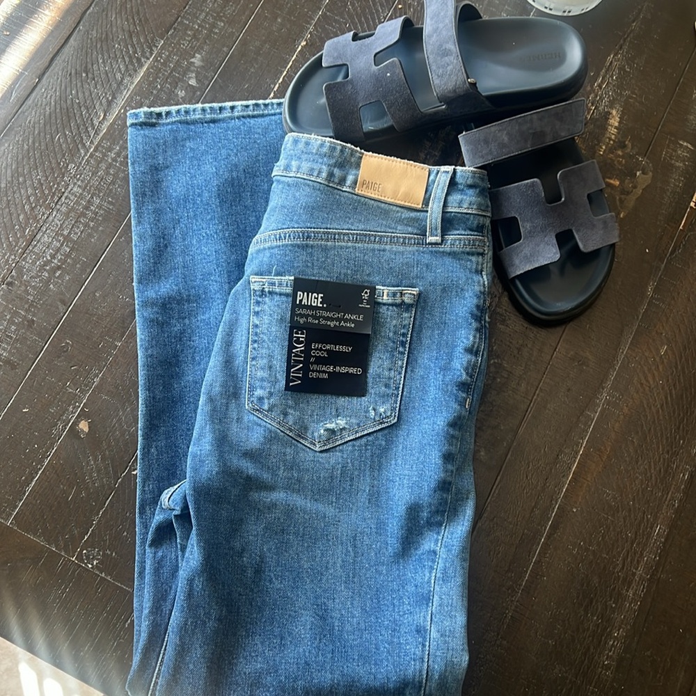 NWT PAIGE Sarah Straight Ankle - Picture 6 of 11